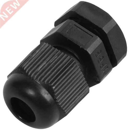 PG7 Black Nylon Waterproof Strain Relief,Cord Grip,Cable Gla