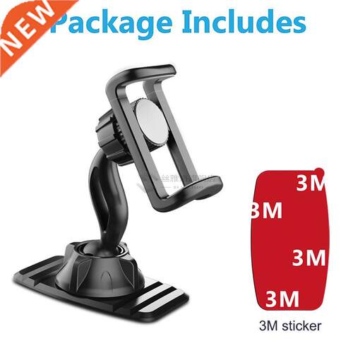 XMXCZKJ Dashboard Mount Phone Holder in Car Flexible Double