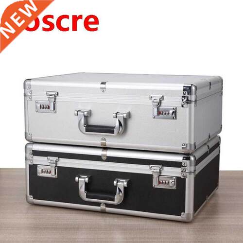 500*370*180mm Portable Aluminum Alloy Toolbox Document Insur