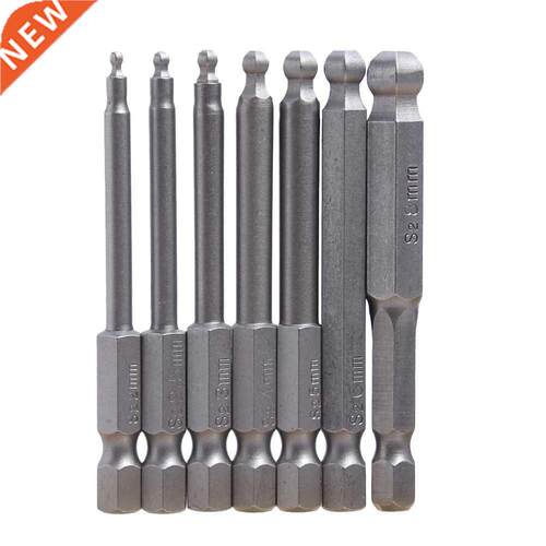 7pcs Magnetic S2 Steel Ball End Hexagon Head Hex
