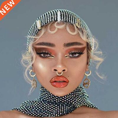 StoneFans New Mesh Rhinestone Head Scarf Headwraps for Women
