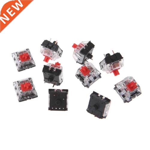 10Pcs  Pin Mechanical Keyboard Switch RED for Cherry MX Key