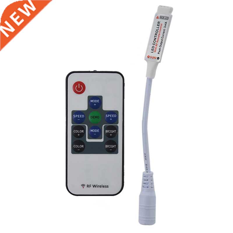 Controller RF Remote & for RGB LED Strip DC 5-24V