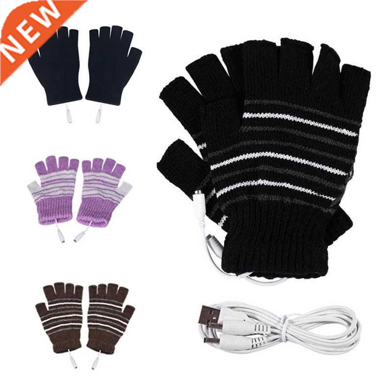 new Winter Electric Heating Gloves Thermal USB Heated Gloves