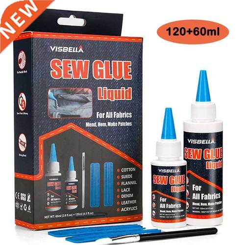 180ml Liquid Bonding Glue Sew Fa Adhere Repair kit for C