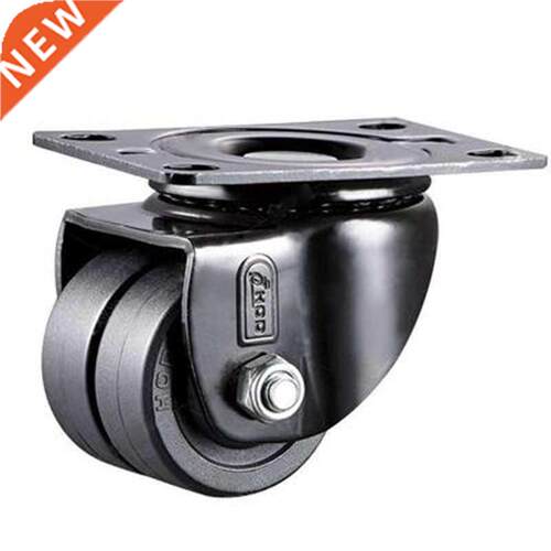 Low Center of Gravity Casters with Double Row Wheels,1.6inch