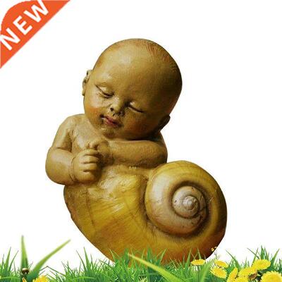 Baby Snail Resin Ornaments Resin Snail Statue Ornament