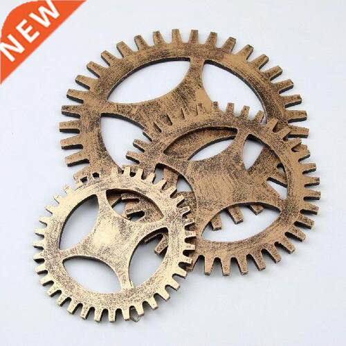1PC Wood Gear Wall Decoration Creative Wooden Arts Crafts