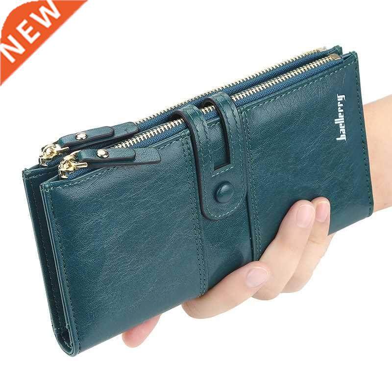 new women pu leather wallet female purses big capacity hasp