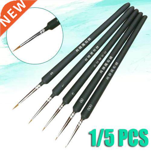 1/5Pcs New Miniature Model Fine Tip Detail Paint Brushes Mak