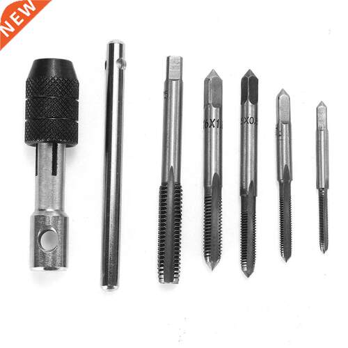 6pcs T-type Wrench Drill Set Hand Tapping Tools Machine Scre