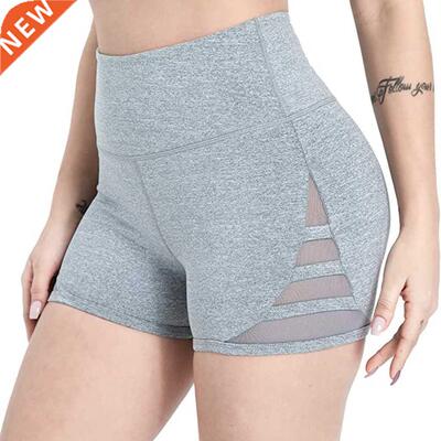 Women's Shorts Non-perspective Fitness Leggings Female Mesh