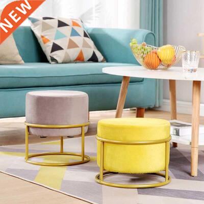 Height Adjustable ! Nordic Luxury Living Room Stool Flannel