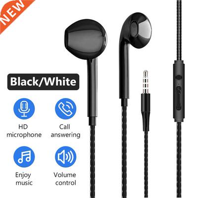 n-ear Bass Stereo Moble Wred Headphones 3.5mm Sport Earbu