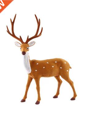 15/20/25/30/35cm Simulation Plush Reindeer Christmas Deer Xm