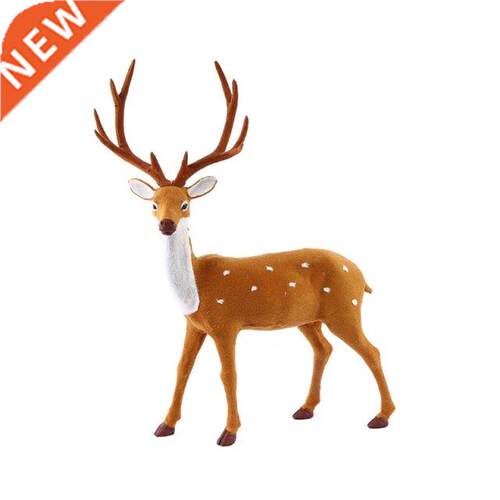 15/20/25/30/35cm Simulation Plush Reindeer Christmas Deer Xm