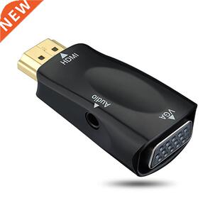 .5mm Converter connector VGA with HDMI plated audio Gold