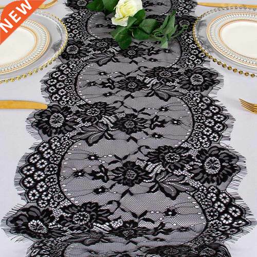 36*300cm Retro Lace Tablecloth Wedding Party Dining Table