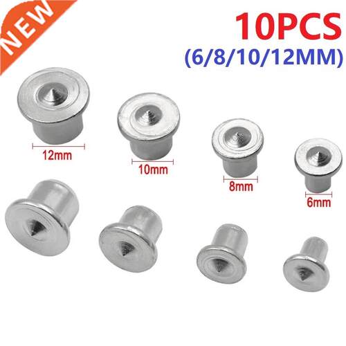 10Pcs Dowel Center Point Pins 6/8/10/12mm Diy Set Wood Timbe