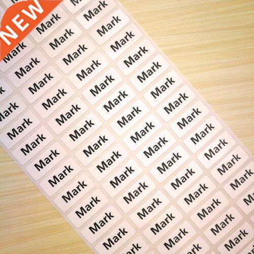White Waterproof Personal Office Supplies Tags Labels Childr