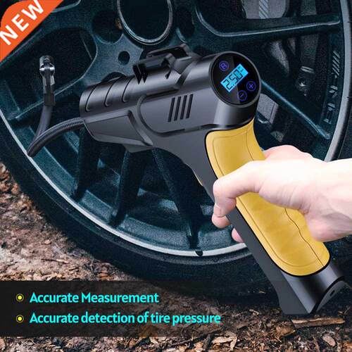 100W Electric Tire Inflator Cordlessly Portable Car Air Comp