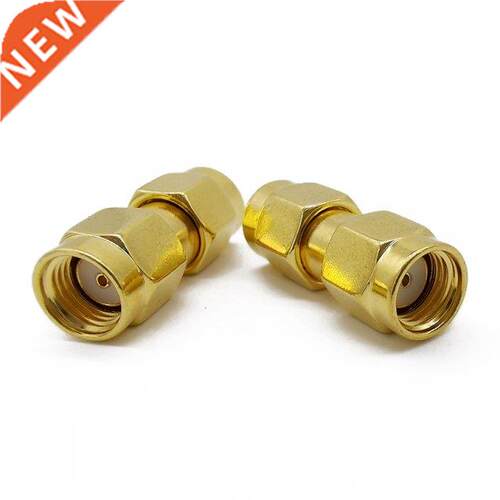 1Pcs Gold-Plated RP SMA Male to RP SMA Male RF Coaxial Conne