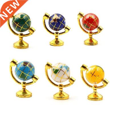 Miniture Turnble Globe With Golden Stnd Rolling Globe
