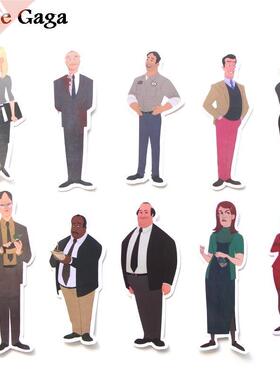 Homegaga 46pcs The office Dwight Schrute diy 90s Art print