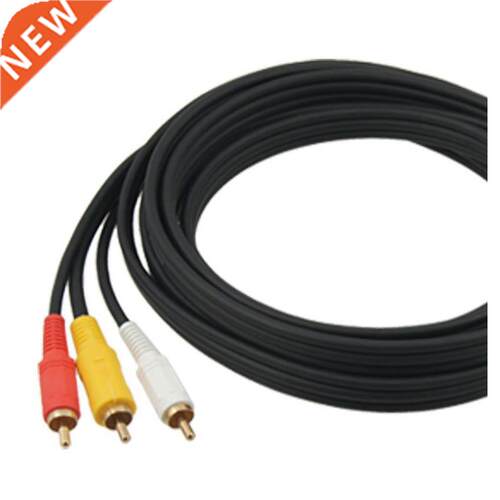 3 RCA Male to 3 RCA Male M/M Video Cable Cord 3 Meters