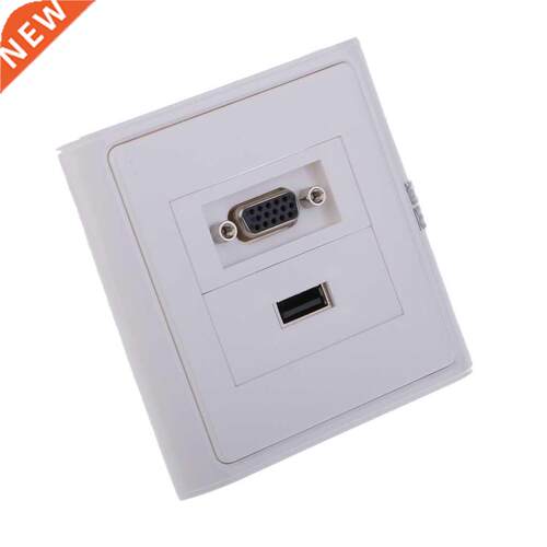 USB 3.0 VGA Component Composite Wall Face Plate Panel
