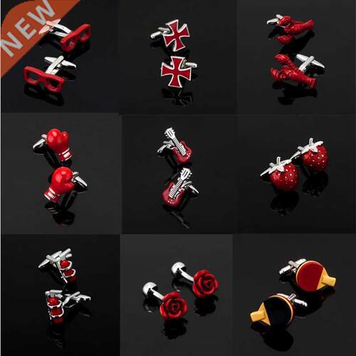 High quality men's series of other red Cufflinks / glasses /