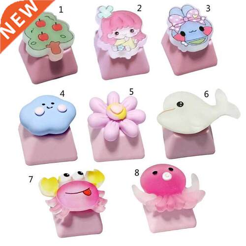 Only Keycap Pink Cute  Original PBT Keycap 1PC for Mechan