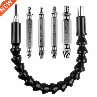 Stripped Screw Extractor Set Damaged Screw Remover, Made Fro
