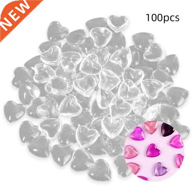 100Pcs Nail Art Shaped Palette Shape Nail Jewelry Shining