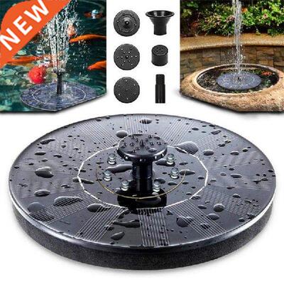 Mini Color Light Solar Water Fountain Pool Waterfall