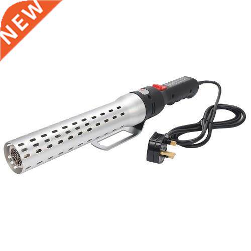 K 230V BBQ Starter in Silver, Red Electric Charcoal Lighter