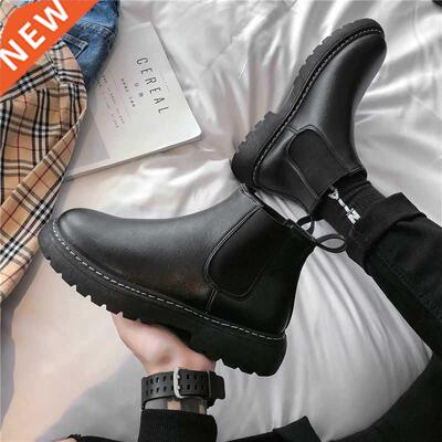 Men's Antiskid Boots 2021 Winter Men's Shoes Chelsea High Qu