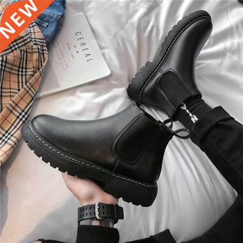 Men's Antiskid Boots 2021 Winter Men's Shoes Chelsea High Qu