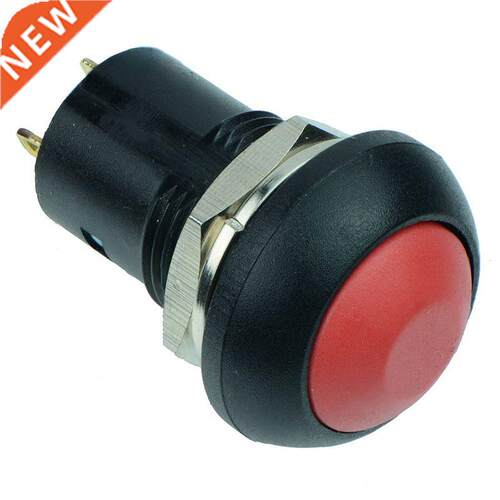 On-Off Latching 12mm Button Switch SP 2A IP67, Red