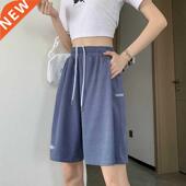 Biker Size Summer Plus Women Shorts Silk Ice Casual Hot 2021