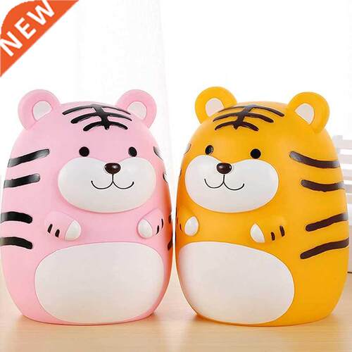 Piggy Bank,Cute Animal Tiger Large Capacity Money Banks
