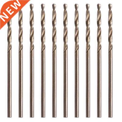 10Pcs 1.5mm M35 Round Shank HSS-Co Cobalt Twist Drill Spiral