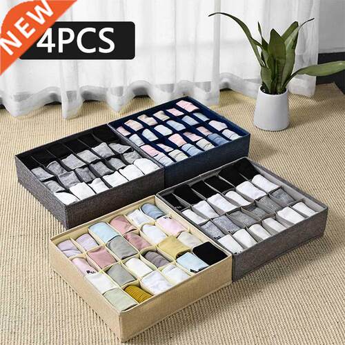 1PCS Storage Boxes Underwear Divider Drawer Lidded Closet Or