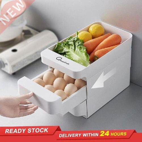 Drawer-type stackable egg storage box, egg grid,