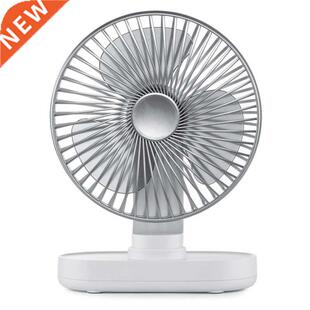 Desk Fan, Auto Oscillating Quiet Battery Mini Fan, USB