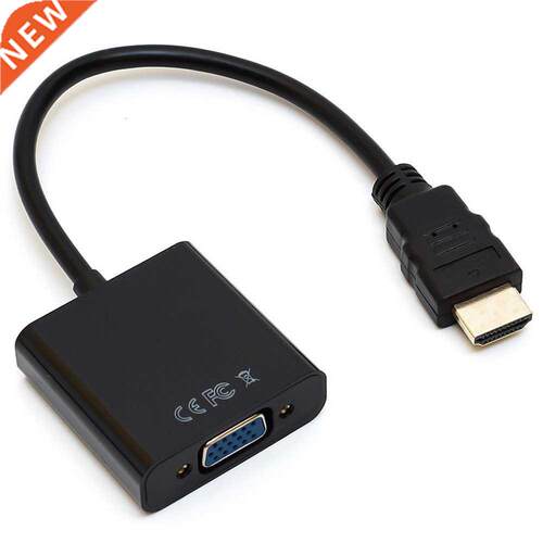 1080P HDMI-compatible to VGA Adapter Video Cord Converter Ad