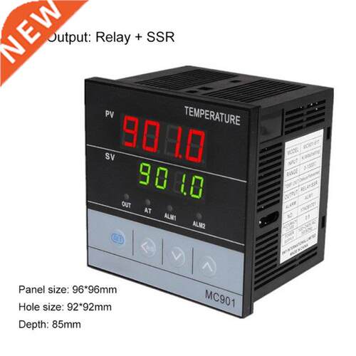 MC901 2in1 Relay + SSR Output PID Thermostat Temperature Con