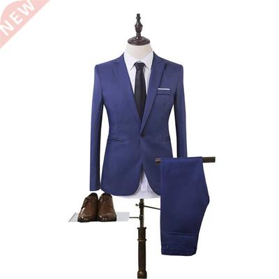 DIHOPE 2020 usiness lazer+Pants Suit Men spring Fashion So