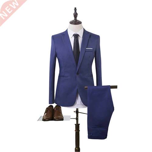 DIHOPE 2020 usiness lazer+Pants Suit Men spring Fashion So