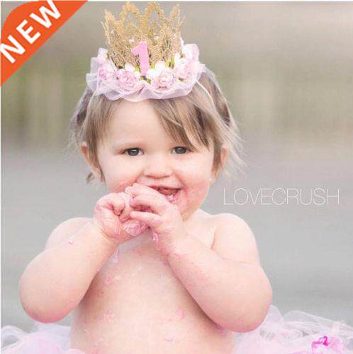 2022 Baby Hairband Multicolor Flower Ornament Crown Headband